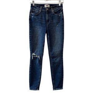 Paige Hoxton Ankle Blaine Destructed Denim Jeans Women’s 25 distressed casual